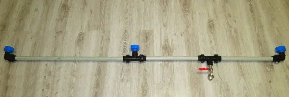 Propojení IBC nádrží 3ks - výstupní ventil 1"