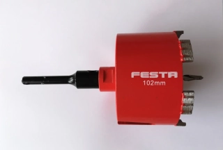 Diamantová vrtací korunka 102mm